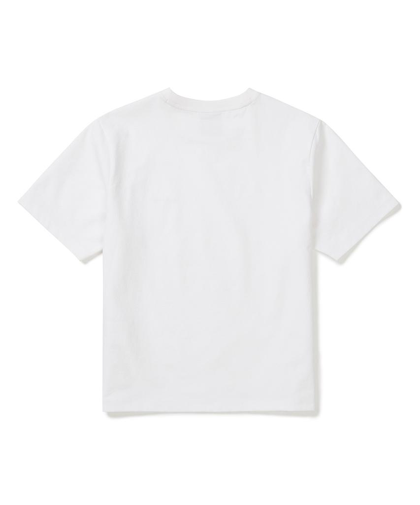SNOWPEAK APPAREL Classic Woven Women'S Short Sleeve T-Shirt (S25Mwtts17) White