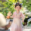 Girls' Hanfu Princess Dress - Pink Summer