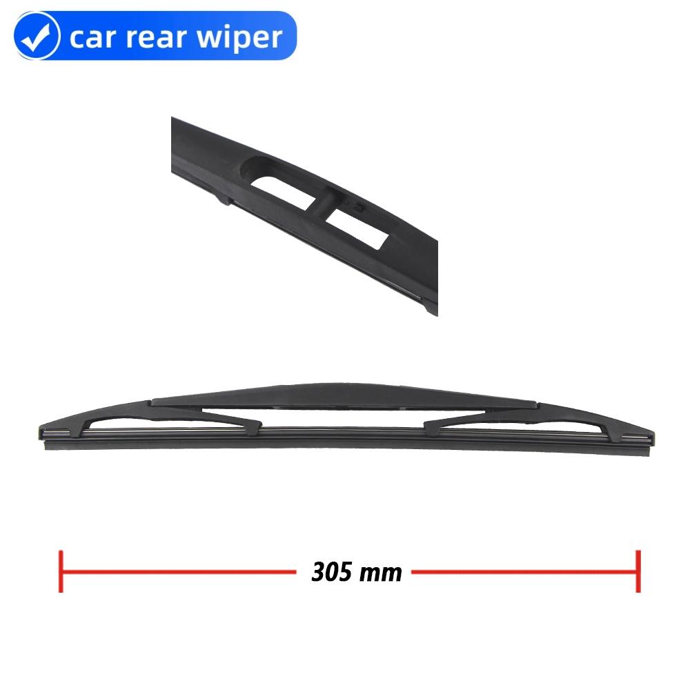 Car Rear Wiper Blade Blades Back Window Wipers Arm For Peugeot ION Hatchback (2009 Onwards) 305mm Auto Windscreen Blade