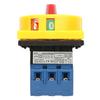 25A/32A Load Load Circuit Breaker Switch 3-Pole 65*65*95mm Load Circuit Breaker, Rotary Switch High Current 2-Position