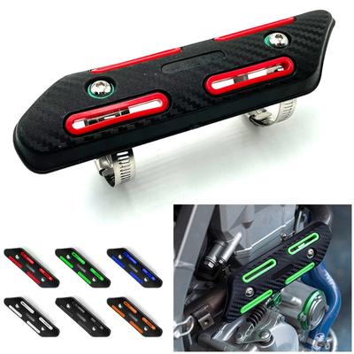 Multicolor Exhaust Pipe Heat Shield ABS Anti-scalding Hood Protective Cover for Benda 300