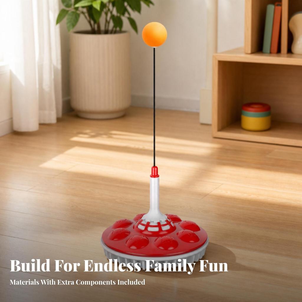 Solo Table Tennis Training Device Portable Freestanding Rebound