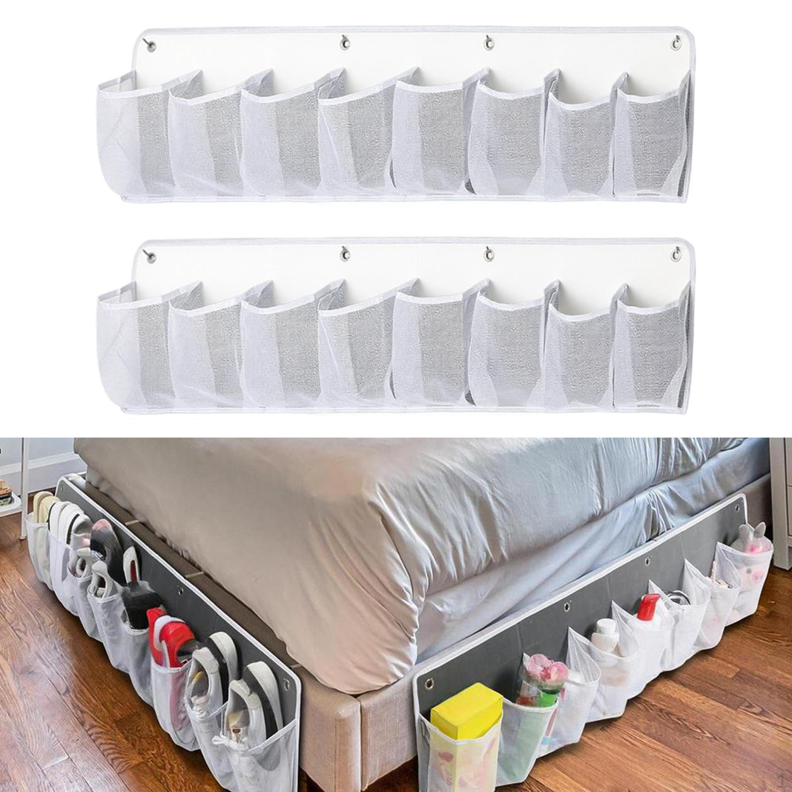 

2 Pack Zippered Shoe Storage Bags, Hanging Organizer, Holder, Wear-resistant