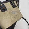 Small Square Crossbody Bag For Women Trendy Versatile Bucket Handheld Bag Color Blocked Shoulder Bag