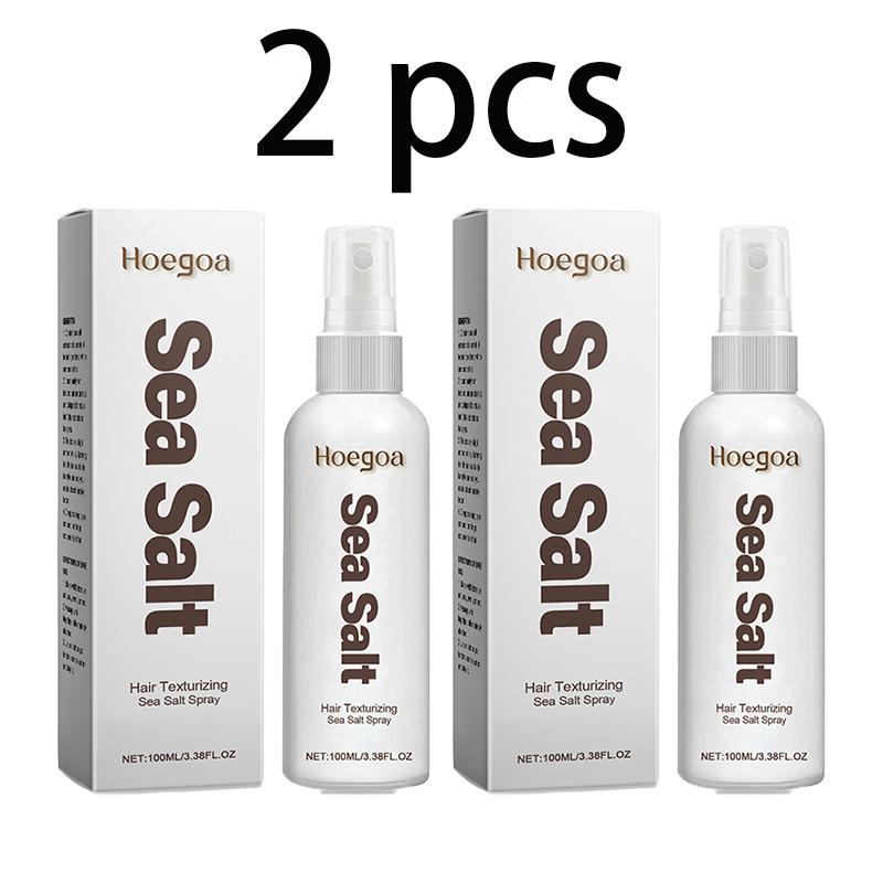 Hoegoa Sea Salt Dry Hair Spray Несмываемый стайлинг для волос Сухой спрей для волос Освежающий обезжиривающий контроль за жирностью Ленивый пушистый разглаживающий спрей