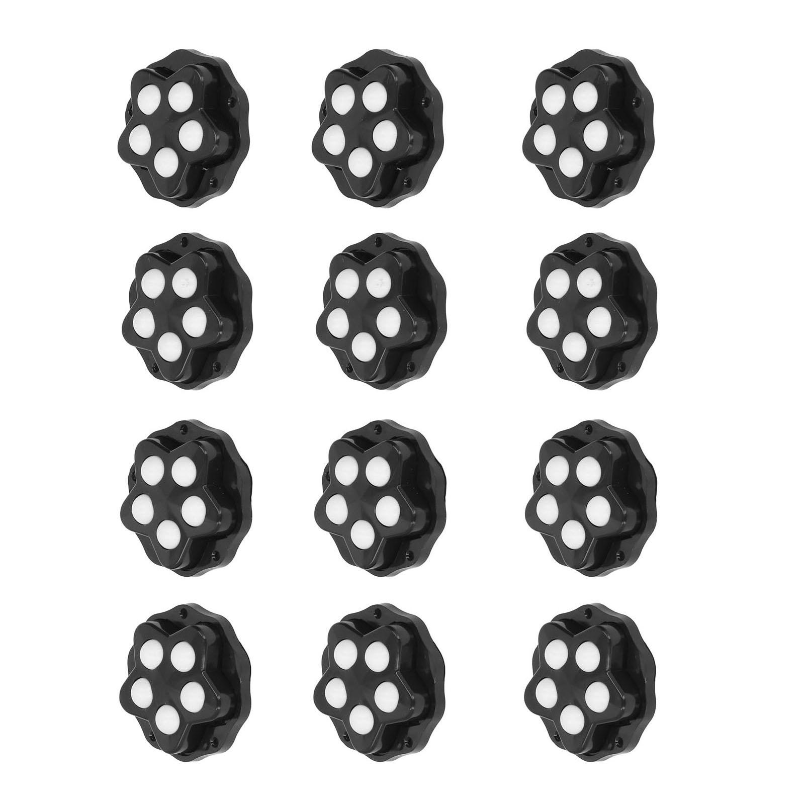 

12pcs Wheel Self Adhesive 360 degrees Rotation High Load Bearing ABS Caster for Furniture Appliance