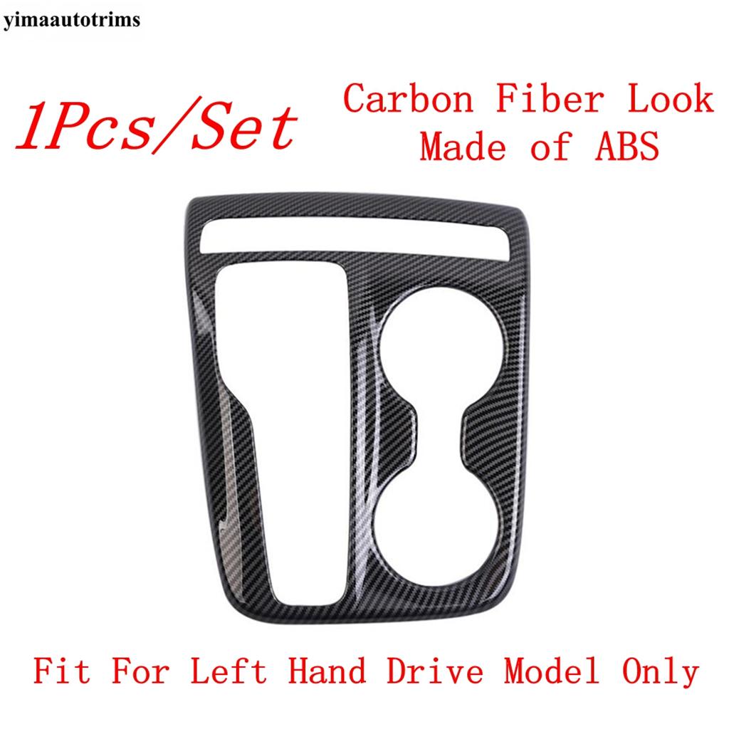 Central Control Gear Shift Panel Water Cup Frame Decoration Cover Trim For Tucson NX4  -  ABS Carbon Fiber Accessories