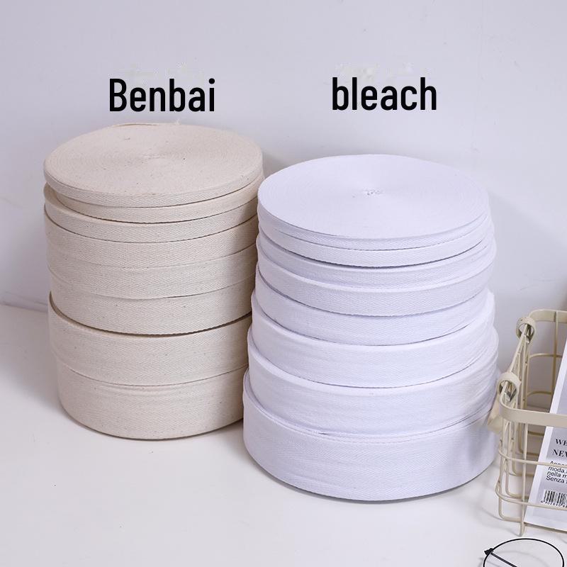 Barevné bavlněné stuhy v rybí kosti připravené k použití (1cm & 2cm)