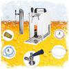 Ensemble tirage à bière PYGMY 25/K pompe à membrane 35 l/h groupe sec inox colonne Green Line