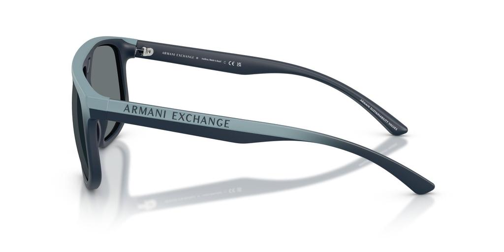 Armani Exchange Sunglasses Matte Blue Gradient Dark Blue 58mm 83908058 0AX4161SU [ARMANI EXCHANGE]