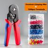 Crimping Pliers 6-4 0.25-10mm² / 6-6 0.25-6mm² Tubular Terminal Crimper Wire Ferrule Crimper Tools Household Electrical Kit