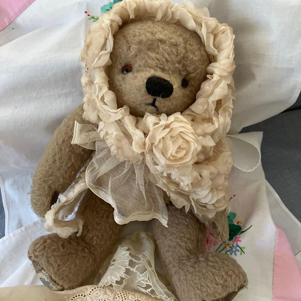 [USED] Chad Valley Teddy Bear, Discounted, British Antique, 1950-60, Approximately 30cm