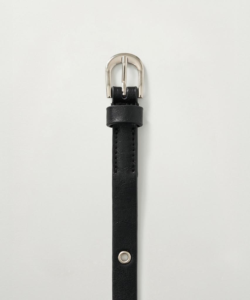 Seteo Eyelet Buckle Belt Black