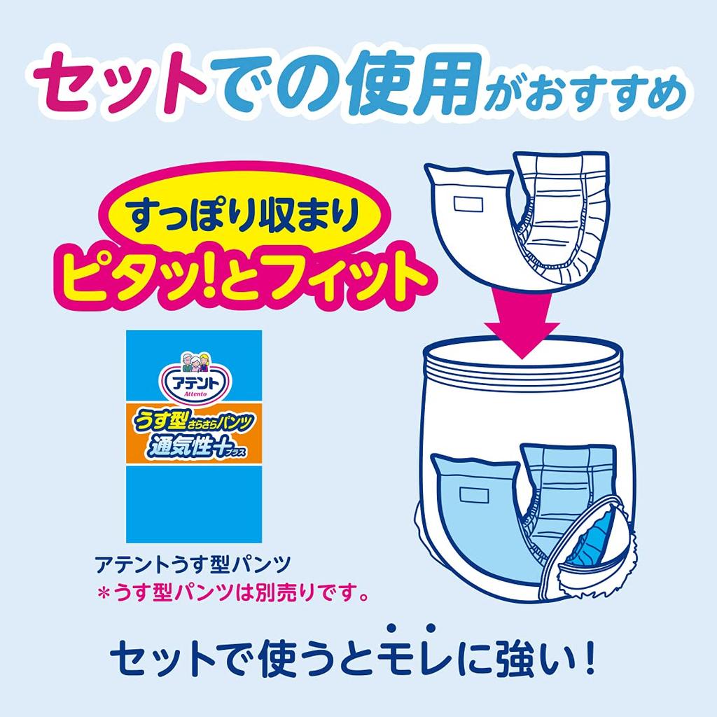 Chiloți absorbabili Attends pentru incontinență, 64 buc, Dublu răcoritori, Extra respirabili, Absorbție, [Capacitate mare]