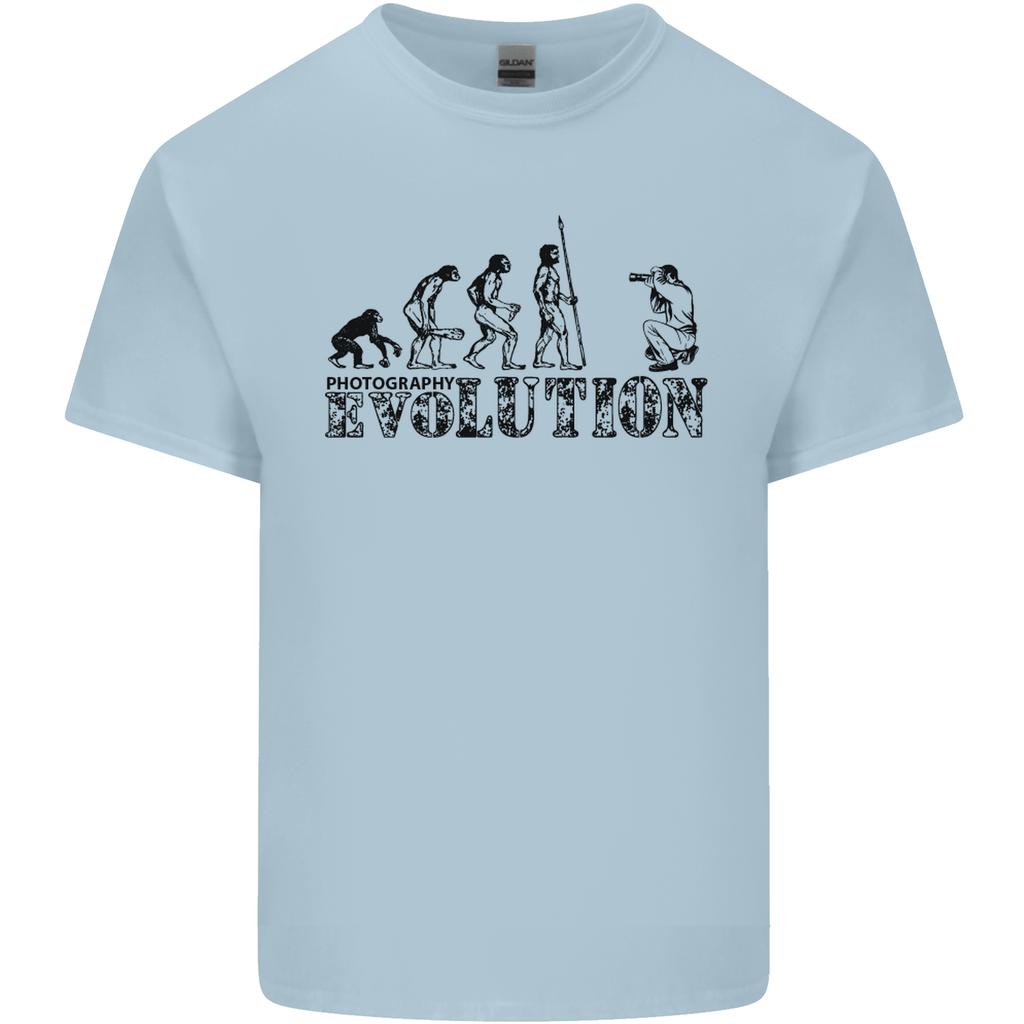 Evolution Photographer Funny Photography Unisexs Light Cotton TShirt
