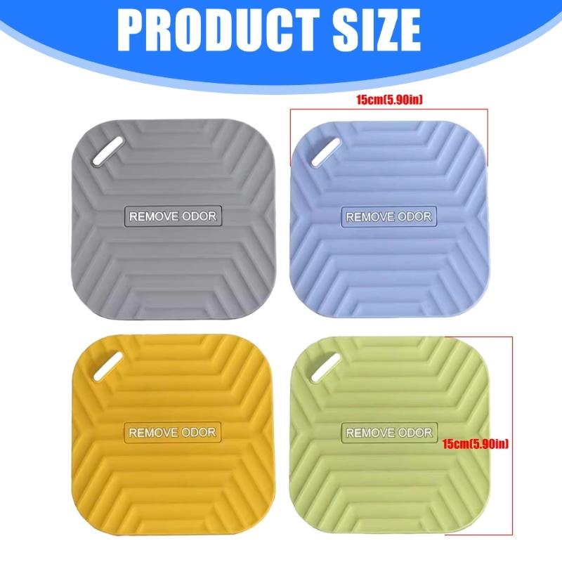 Universal Silicone Drain Stopper Floor Drain Deodorant Pad Sealing Cap Sink Bathtub Hair Stopper For Odor Control