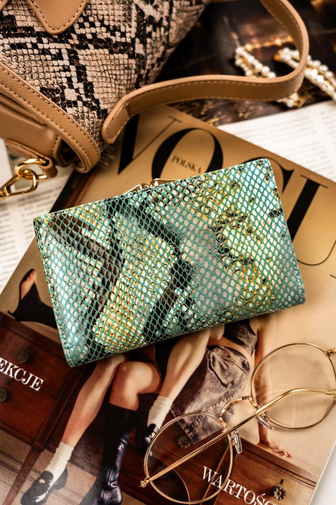 Women's leather wallet PTN 42108-SFL-6204 Blue