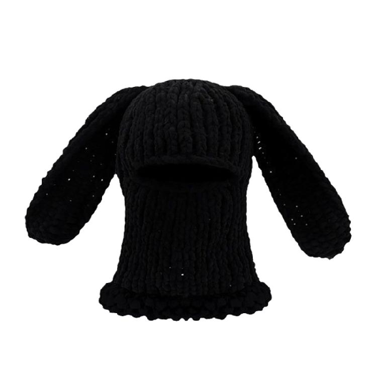 Devil Horn Face Cover Hat Knitted Balaclava Caps for Adult Teens Winter Warm Hat Adult Halloween Cosplay Costume Headwear