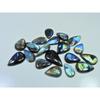 334Cts.Natural Labradorite Multi Fire Pear Cabochon Loose Gemstone 19Pcs Lot LL-991