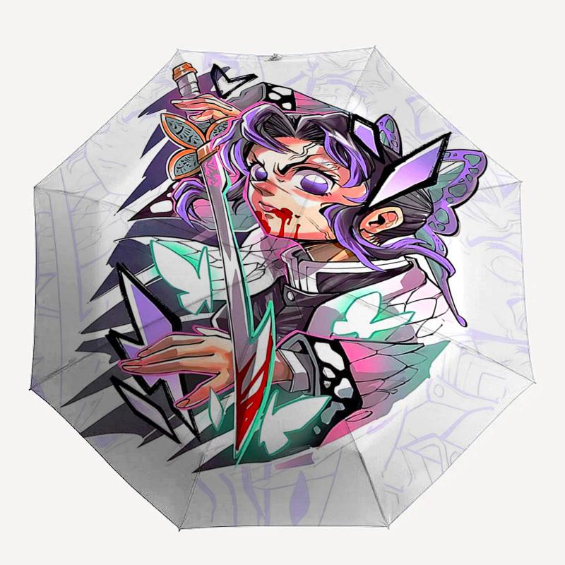 1pc Butterfly Design Automatic Opening Closing Umbrella with Foldable Design, 8-Bone Frame Outdoor Umbrella Perfect Gift for Fans, Travelers, Daily Us