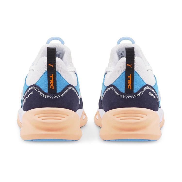 Puma Trc Blaze The Triangle Fabric Synthetic Leather Mesh Comfortable Daily Low-Top Lifestyle Shoes Unisex Sneaker White Blue Orange 383104-04
