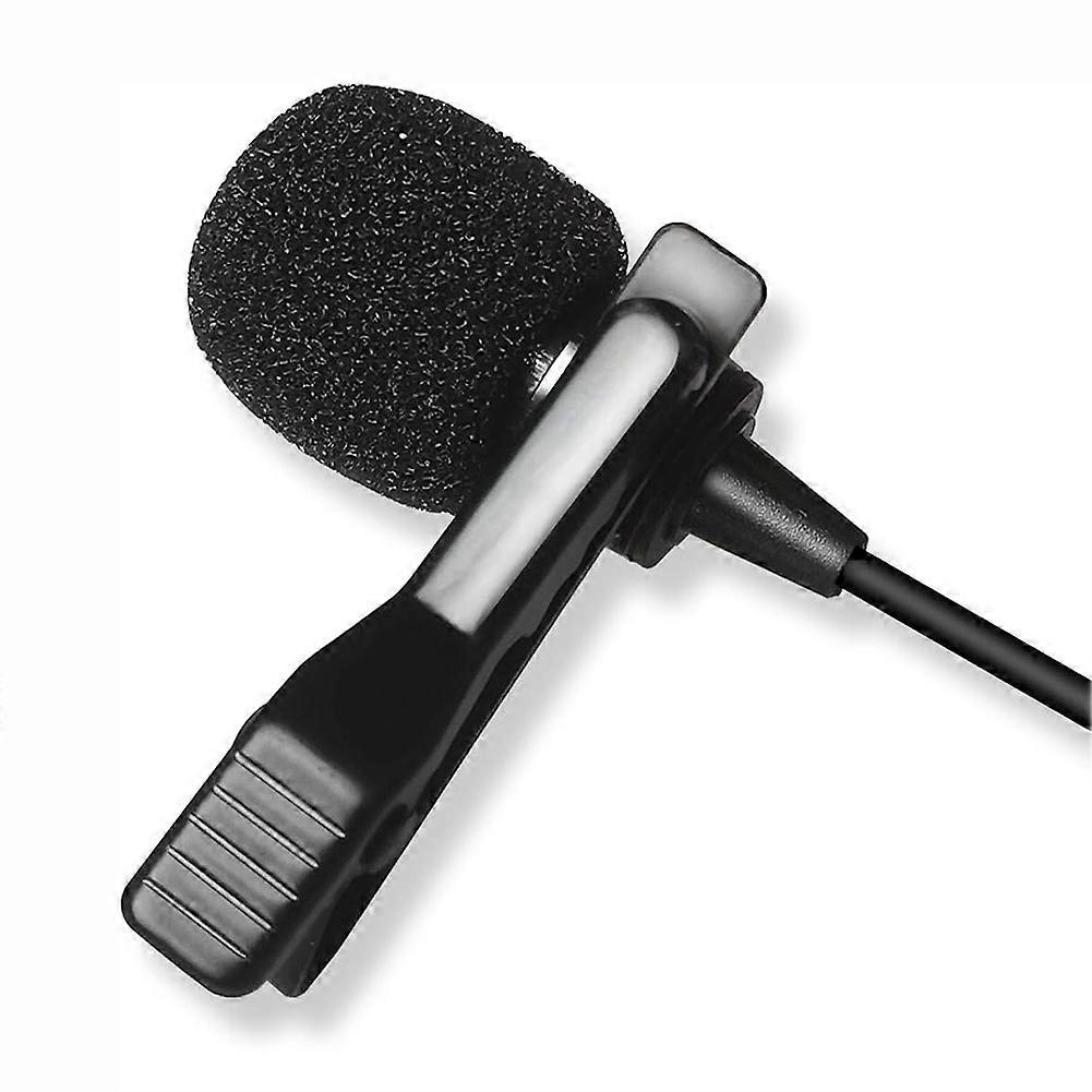 LVM4 Lavalier-Lapel Condenser Microphone Noise Reduction Lavalier Microphone for Audios Recorder