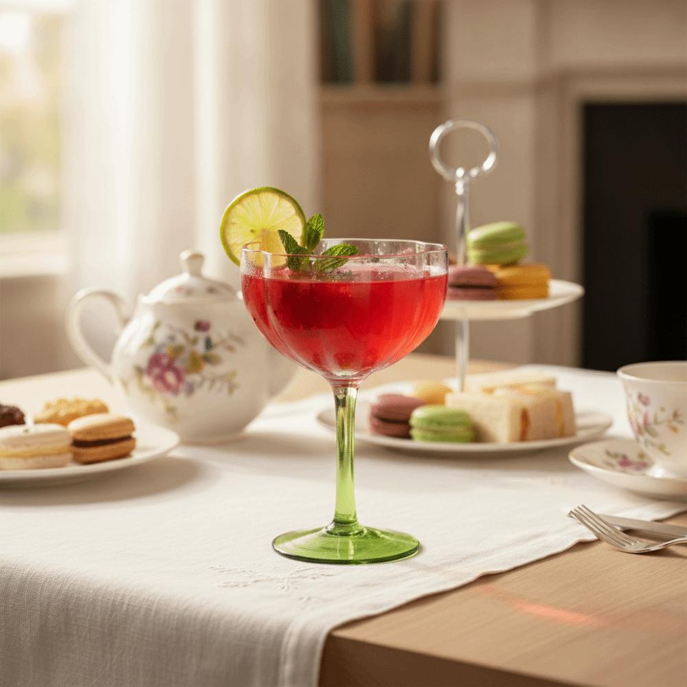 Gradient-Colored Flower Shape Goblet Crystal Ice Cream Cup Creative Petal Shaped Wine Glasses Bar