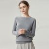 Women's Autumn/Winter Round Neck Pure Cashmere Knit Sweater