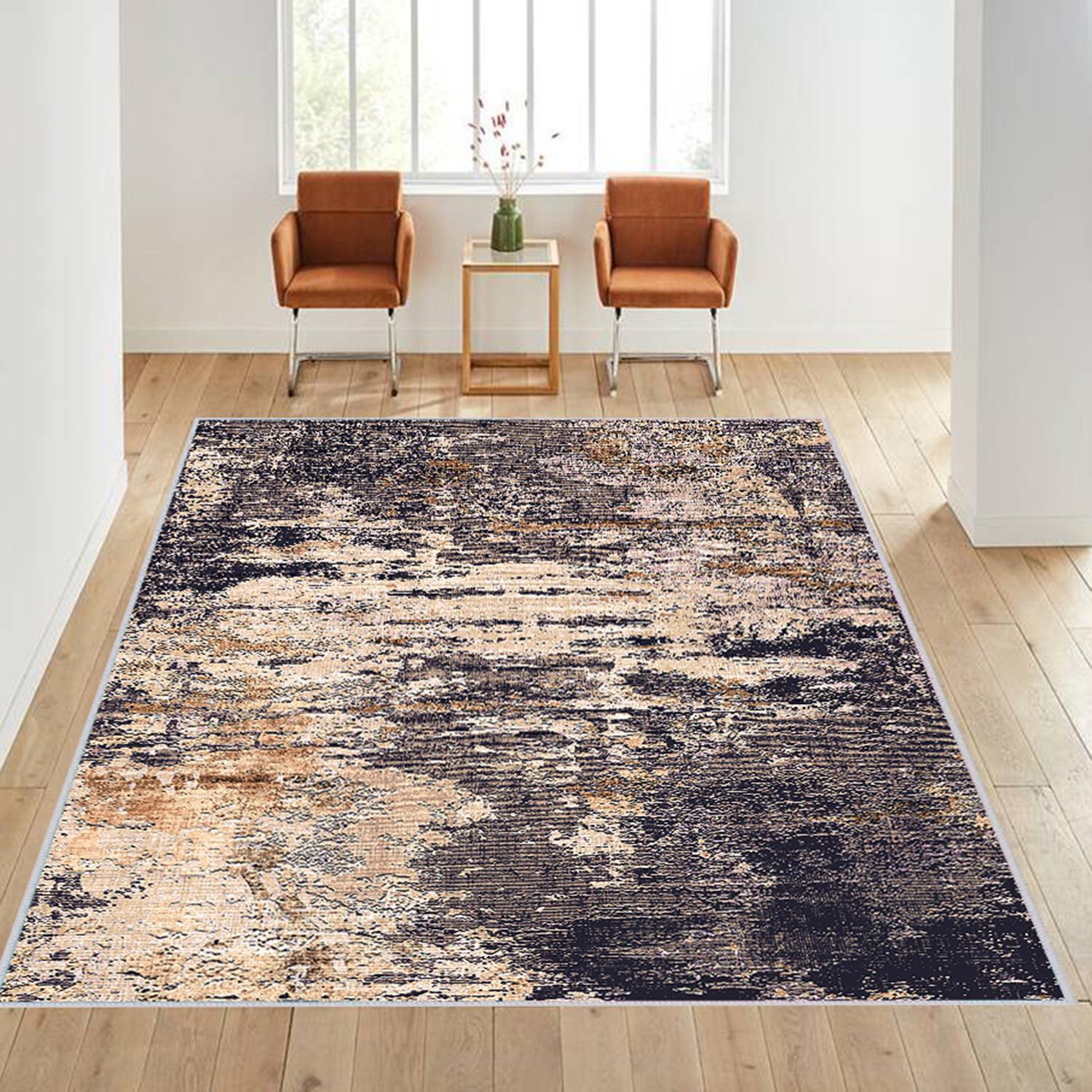 

Rovigo Home Моющийся ковер с принтом RVGHOME1649 50x80 коричневый