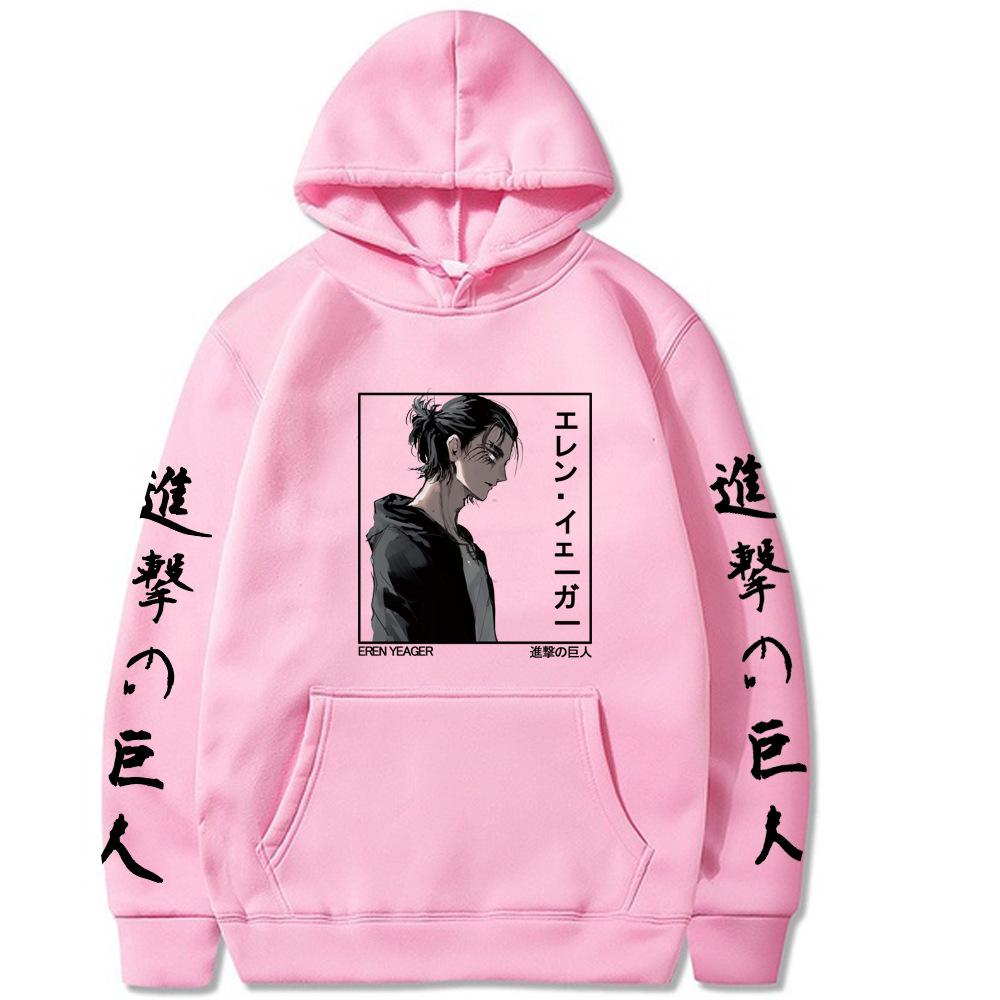 New Anime Cartoon Print Hoodie Loose Casual Hooded Sweater For Men And Women