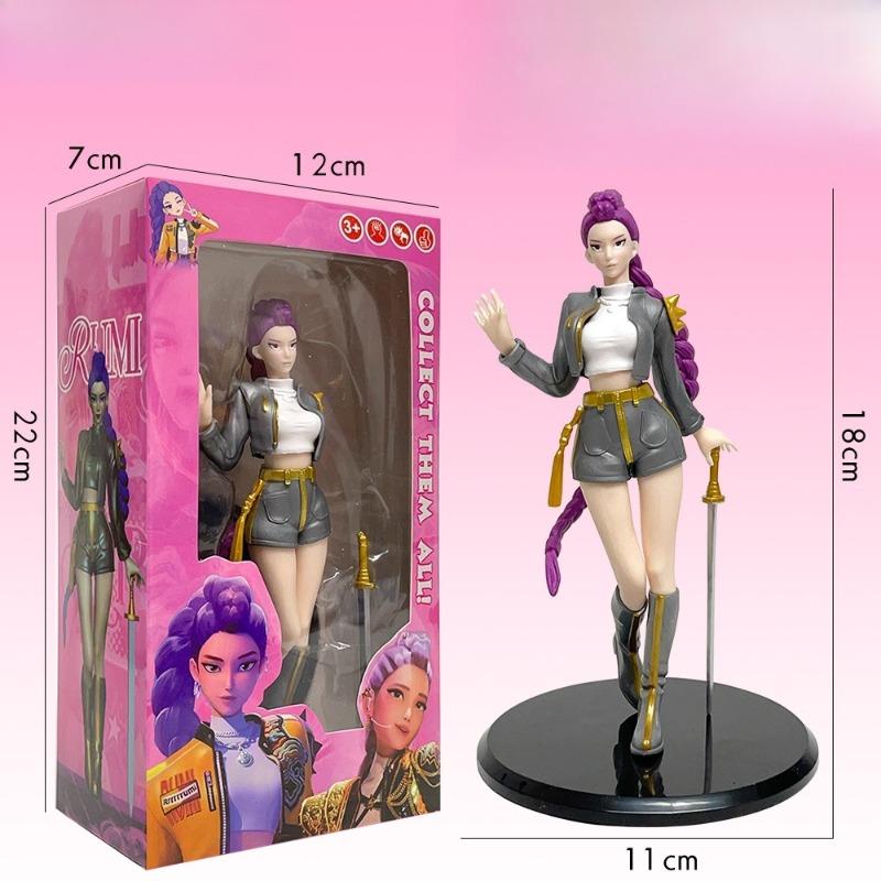 Demon Hunter Girl Group Figurines Lumi Mira Zoe Beautiful Girl Action Figure Desktop Peripheral Decor My Hero Academia My Melody
