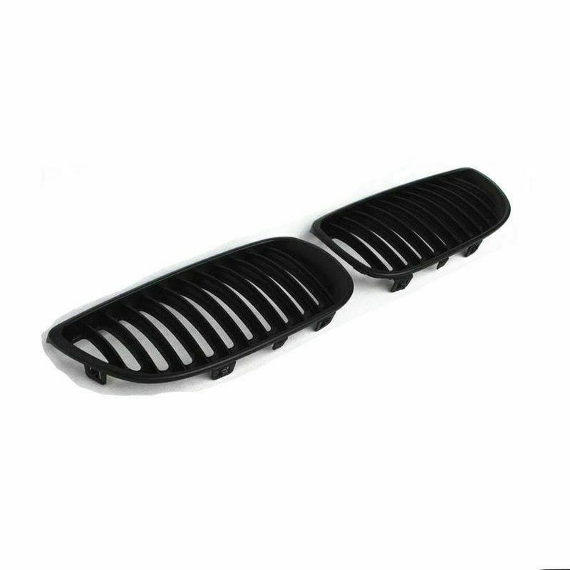 Front Bumper Kidney Grill Dual Slat Racing Grille Matte Black Car Exterior Accessories For BMW E92 E93 M3 3 Series