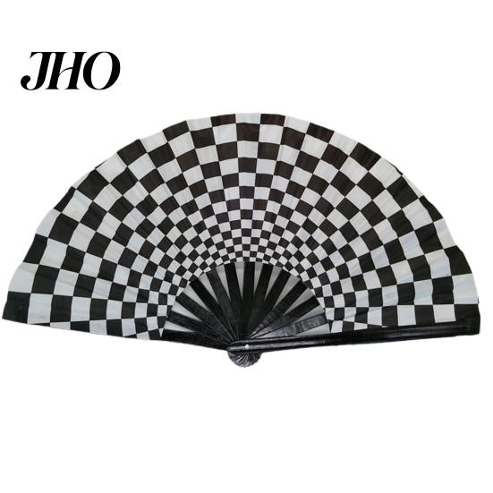 Folding Fan Sturdy Bone Exquisite Pattern Bright Color Performance Glow in The Dark Festival Party Supply Large Hand