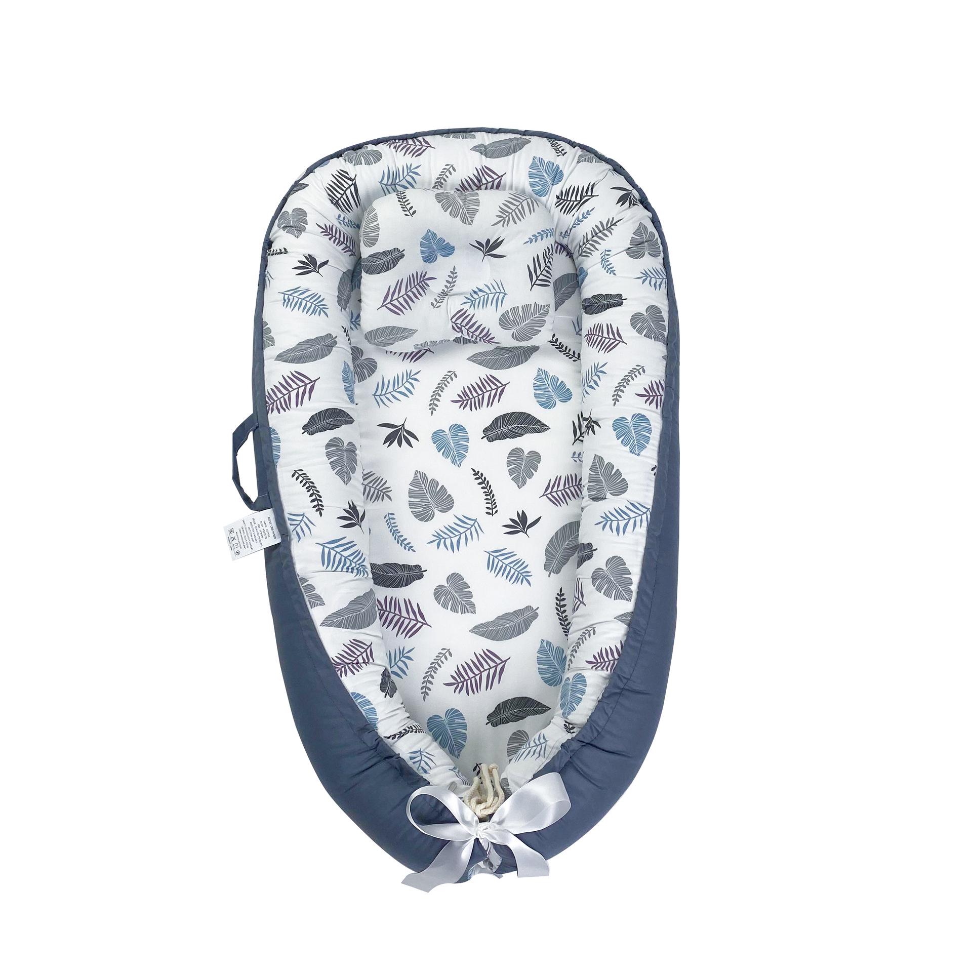 

Складное трансграничное бионическое детское гнездышко-кроватка для новорожденных 90 * 50 * 12 cm