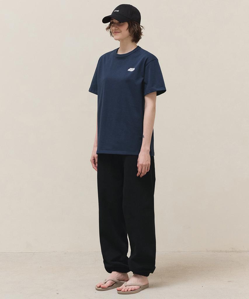 Matile Stichi Logo T-Shirt / Navy
