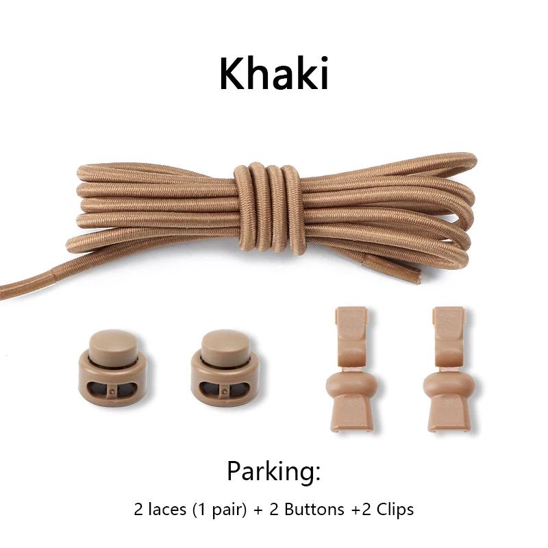 1 pár Elastické tkaničky Tkaničky do bot bez zavazování Unisex Rychlé tkaničky Kulaté gumičky Líné tkaničky Sportovní tkaničky do bot