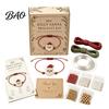 Beads for Jewelry Making DIY Christmas Beaded Bracelet Kit, Holiday Handmade Craft Supplies, Xmas Beading Sets Kids Bead Kit Adults, Kids, Family