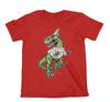 Christmas T-Rex Kids Clothin T-Shirt Funny Dinosaur Boys Girls Xmas Gift Present