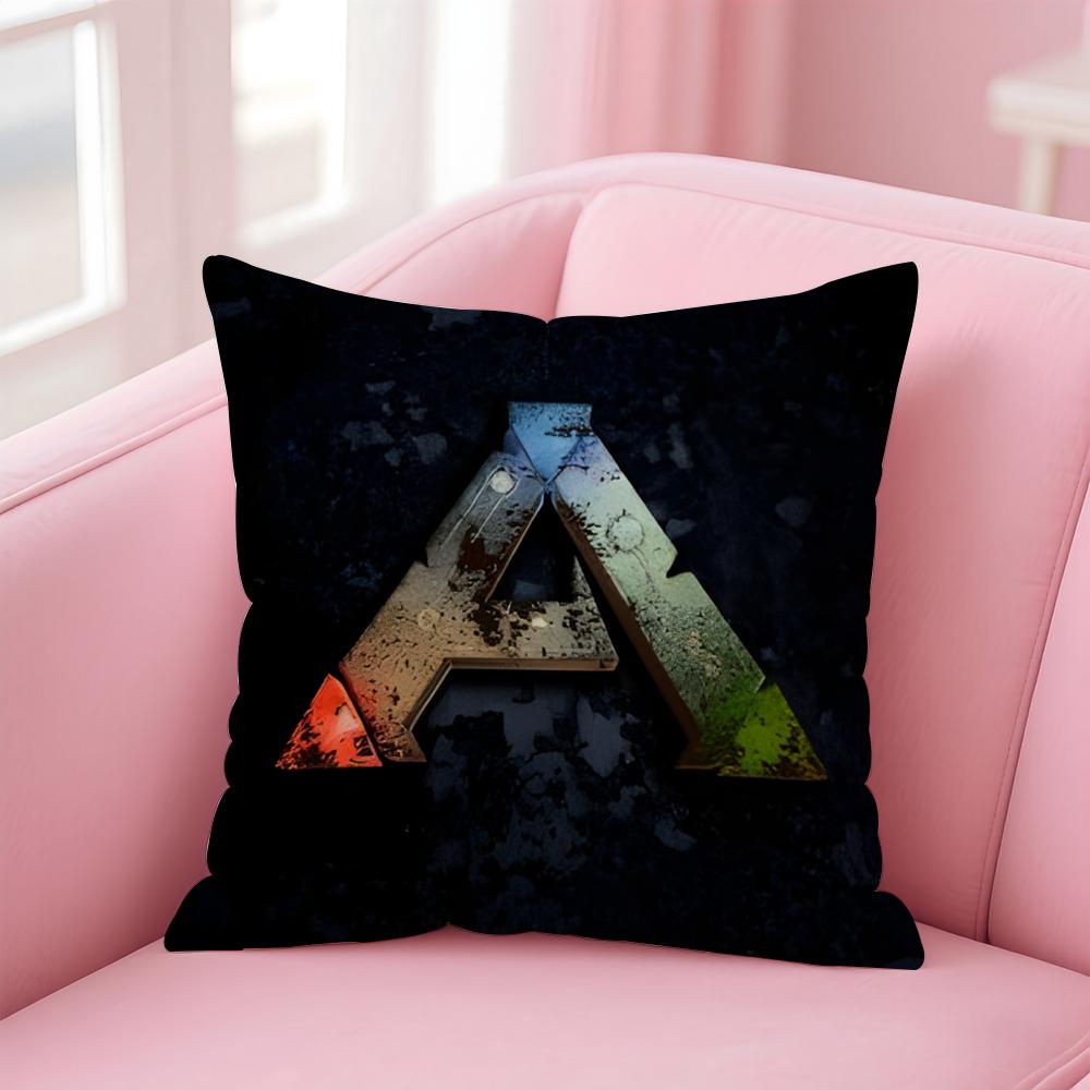 

Survival Game Logo AArk Survival Evolved Cushion Cover Pillowcase Short Plush Invisible zipper Room Sofa Cushion Cover 30X30cm