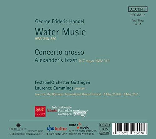 Handel: Water Music: Festspiel Orchester Gottingen