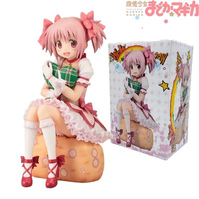 15CM Puella Magi Madoka Magica Aniem Figure Kaname Madoka Magic Girl PVC Anime Action Figures Noodle Stopper Model Toy Gift