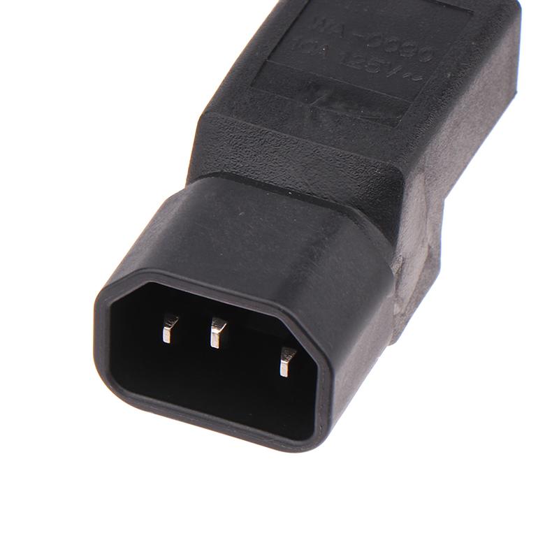 Iec 320 C14 To Nema 5-15R Ac Adapter Connector Iec 3Pin Male To Us Female Computer Room Server Power Conversion Ac Power Adapter