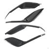 2x Rear Fog Light Lamp Cover Trim Bezels Foglight Frame for Byd Dolphin Carbon Fiber Pattern