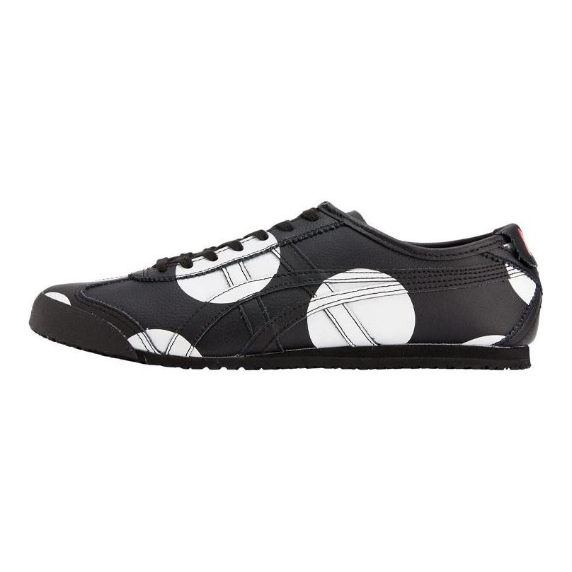 Disney x Onitsuka Tiger MEXICO 66 Puntíkované Nízké Skateboardové Boty Unisex Černá Bílá D8G2L-9090