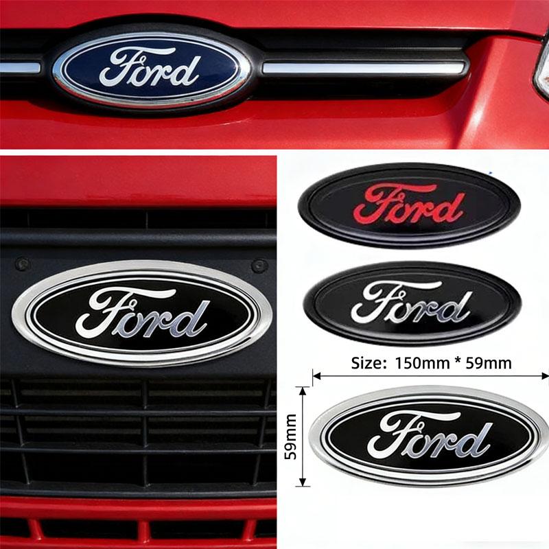 5x6CM ABS Auto Body Emblem Badge Stickers for Ford Fiesta Ranger Focus Fusion Escape Transit Mondeo Edge Ecosport WA5