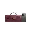 Cross-border Exclusive: Horizontal Woven Soft Leather Accordion Shoulder Bag for Women