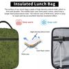 Grass Battlemat Insulated Lunch Bag for Women Children Leakproof Food Boxes Thermal Lunch Box Tote