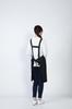 Bib Apron Bib Apron GT7013 Unisex Restaurant Uniform Black M [Seven Uniform] H-Shaped