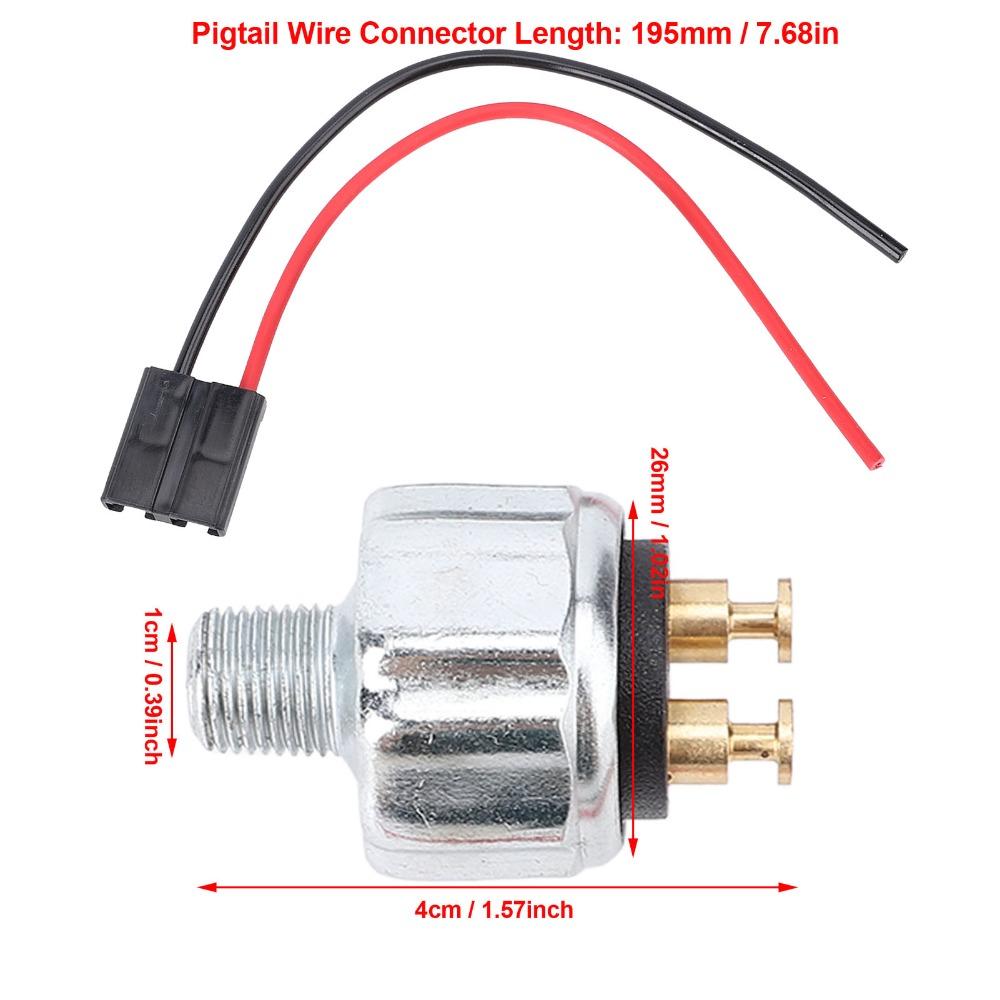 Pigtail Wire Connector Brake Light Switch Low Pressure Low Pressure Switch for Polaris RZR 570 800