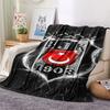 1PC Besiktas Gymnastics Club Patterned Flannel Blanket Suitable For All Seasons for Home Decor Warmth and Comfort Gifts Holiday Present
